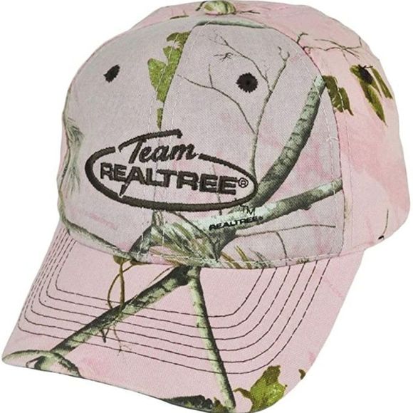 Realtree Accessories - Ladies Team Realtree APC Pink Camo Hunting Hat Cap